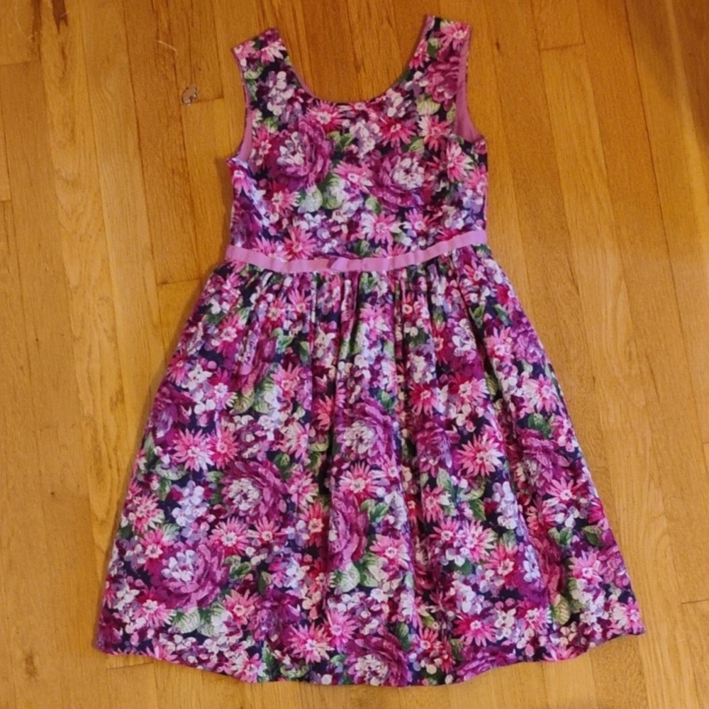 Gymboree Floral Kids Dress - Pink and Purple